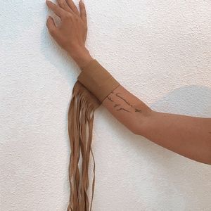 Suede Fringe Bracelet